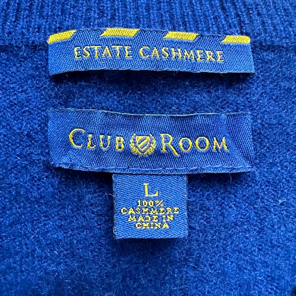 Club Room Estate 100% Cashmere Sweater (Imperfect) - Picture 3 of 9